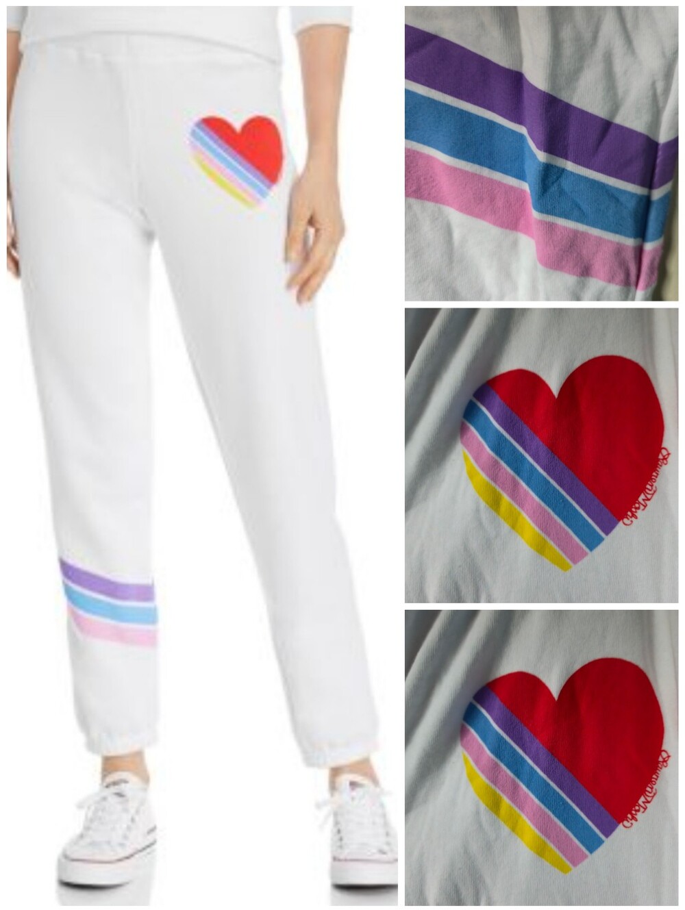 Lauren Moshi X Aqua Heart joggers